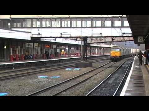 57008/57007 with 37510/37688 DIT 6K73 Sellafield - Crewe flasks 8th January 2011