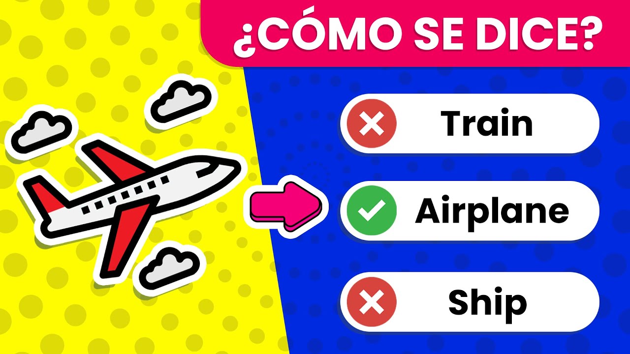 Basic English Words Quiz ⚽🚗🤔 | English Trivia 🤓 - 50 Questions ✅