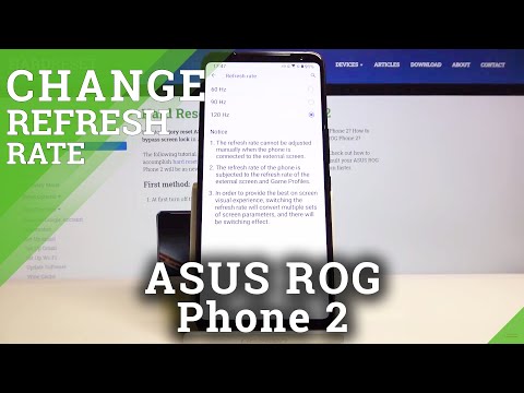 How to Change Display Refresh Rate in ASUS ROG Phone 2