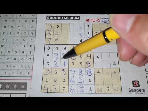 Our Daily Sudoku practice continues. (#3275) Medium Sudoku. 08-21-2021