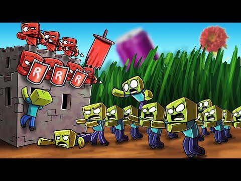 Minecraft | RED BASE VS ZOMBIE BASE CHALLENGE - Zombie Wars! (Zombie Infection)