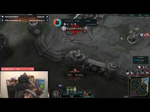 Chrissy Costanza gets distracted whilst trying to sing Weapon