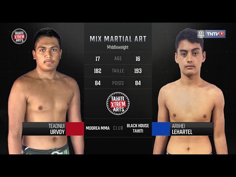 Tahiti Xtrem Arts 2 - Teaonui URVOY vs Ariihei LEHARTEL