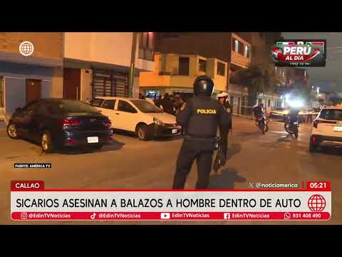 🚨 Sicarios Ejecutan a Hombre Dentro de su Auto en el Callao | Última Hora Perú