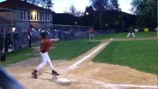 preview picture of video 'HOT TO TEACH YOUR KID TO HIT A BASEBALL  MATT PHILBIN'S TRIPLE AGAINST GREEN RIDGE'
