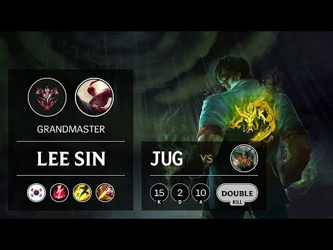 Lee Sin Jungle vs Olaf - KR Grandmaster Patch 9.13