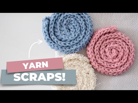 Turn Yarn Scraps into Face Scrubbies in 30 Minutes!