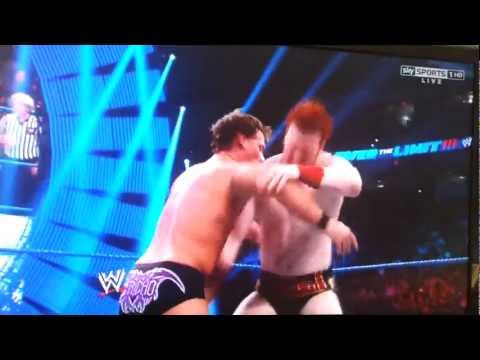 WWE Over the Limit 2012 Results - Fatal 4 Way - World Heavyweight Championship