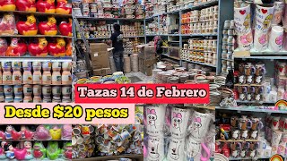 ☕️♥️ Tazas 14 de Febrero desde $20 pesos | Mercancía de Mercado Sonora Centro CDMX | Desde UNA pieza
