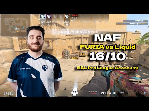 CS2 POV Liquid NAF (16/10) vs FURIA (Mirage) @ ESL Pro League Season 19
