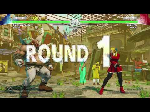 Street Fighter V Beta: FairlySadPanda (Birdie) vs. KilmorPC (Karin)