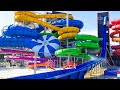 Waterslides At Aquapark Fala In Poland