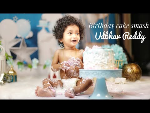 Birthday Cake Smash Udbhav Reddy