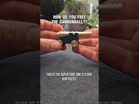 Could you solve the cannon puzzle?!! #puzzle #puzzles #brainteaser #amazing