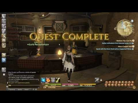 Accept Thaumaturge level 5 guild quest