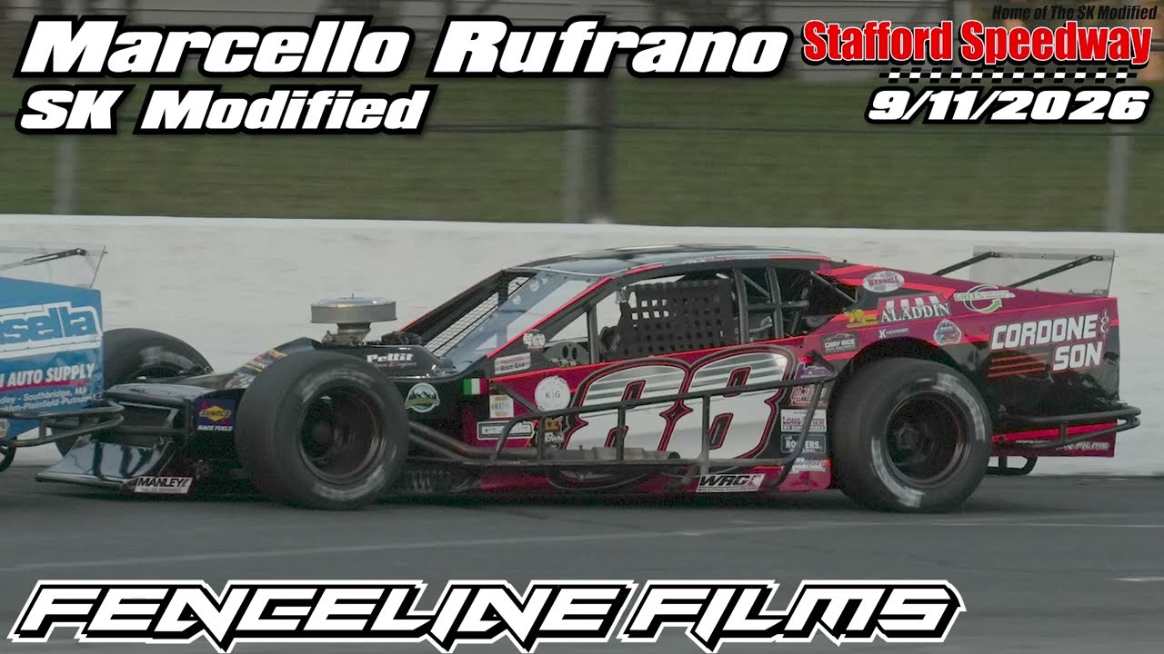 Marcello Rufrano SK Modified at Stafford Speedway