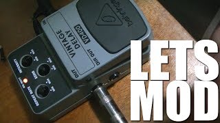 Video thumbnail for LET'S MOD: Behringer VD400 Vintage Delay - longer delay mod by Tim Whitt Sound
