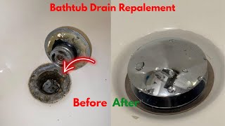 How to Replace and Remove Bathtub Drain & Overflow Plate || Easy Guide ||