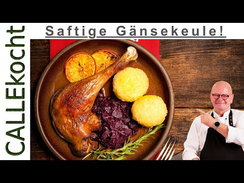 Nie wieder trockene Gänsekeule! Lecker knusprig & saftig dank Sous-Vide