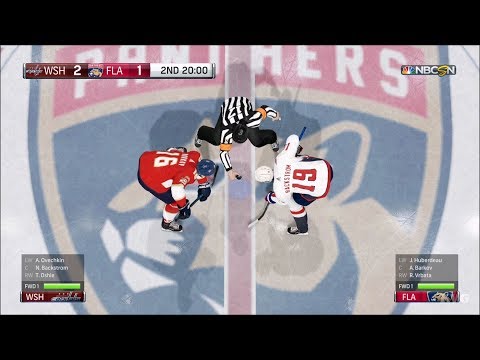 NHL 18 - Florida Panthers vs Washington Capitals - Gameplay (HD) [1080p60FPS]