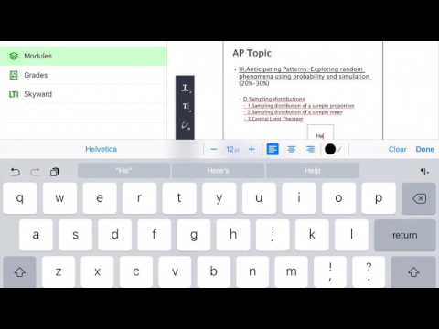 In App Annotations In Canvas