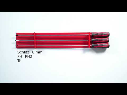 KS Tools Schroevendraaier Set Extra Lang 3-Delig