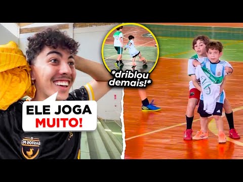 O MINI MESSI DESTRUIU NO JOGO E FOI CONTRATADO PRO TIME!!