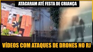 VÍDEOS MOSTRAM ATAQUES FEITOS POR F4CÇÕES COM USO DE DRONES