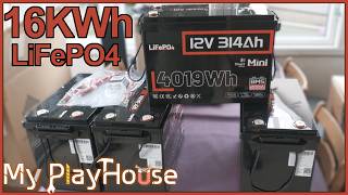 16KWh more LiFePO4 Batteries - 4* 12volt 314Ah - 1587
