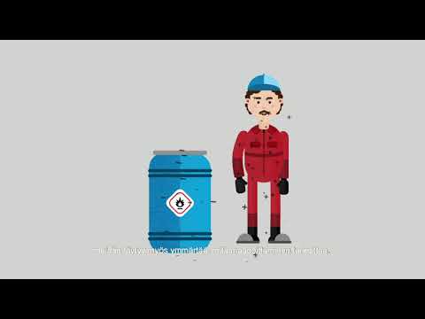 Animation TOT 2/17 Paint workers work wear caught fire after a solvent barrel exploded