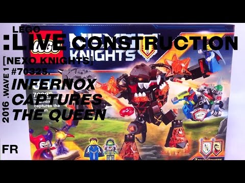 Vidéo LEGO Nexo Knights 70325 : Infernox capture la Reine