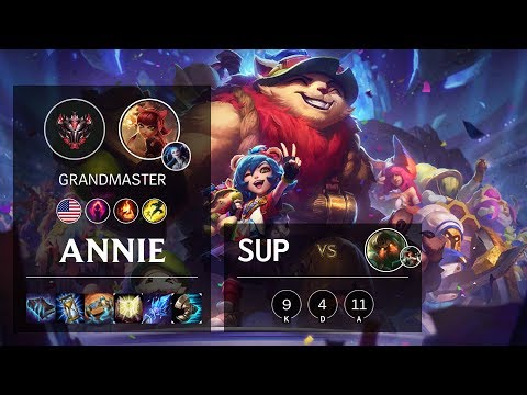 Annie Support vs Nautilus - NA Grandmaster Patch 10.5