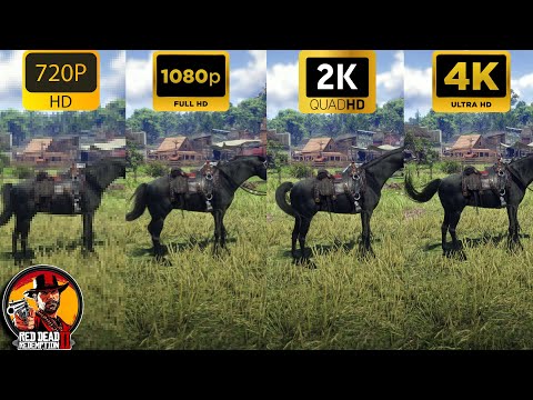 RDR2 Graphics Test — 720p vs 1080p vs 2K vs 4K | Best Resolution Comparison!