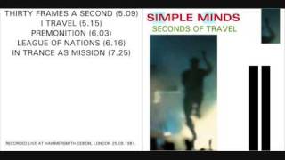 Simple Minds - Thirty Frames A second