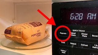 What happens if you use the microwave popcorn butt