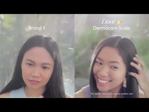 100% care for dandruff-free hair with Dove Derma Scalp!