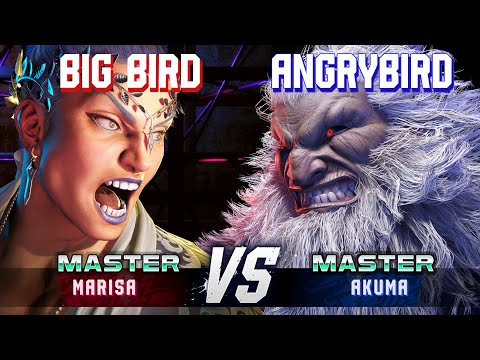 SF6 ▰ BIG BIRD (Marisa) vs ANGRYBIRD (Akuma) ▰ High Level Gameplay