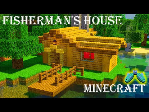 How to build a cozy fisherman's house | Minecraft
