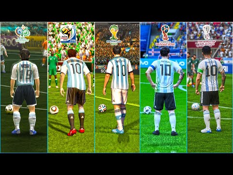 LIONEL MESSI Free Kicks in FIFA World Cup | 2006, 2010, 2014, 2018  2022