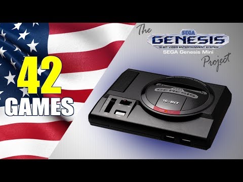 The SEGA Genesis Mini Project - All 42 Games  (40 + 2 Bonus Games) Every Game (US)
