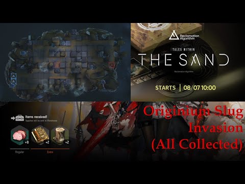 Originium Slug Invasion (All Collected) | Hunting Zone | RA#2 [TALES WITHIN THE SAND] [Arknights]
