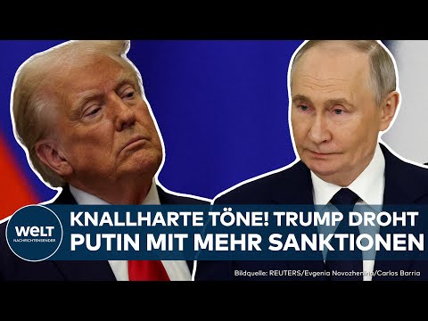 UKRAINE-KRIEG: Donald Trump droht Wladimir Putin mit weiteren Sanktionen gegen Russland