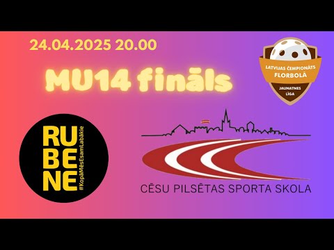 Florbols meitenes U14. CPSS / Lekrings - Rubene / KSS. Cēsīs 24.04.2025