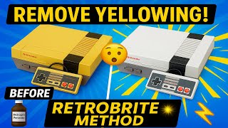 How to Remove Yellowing/How to Retrobright - Retro Gaming Restoration (NES)