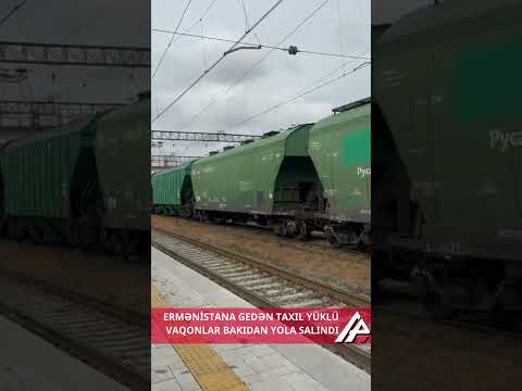 Rusiyadan Ermənistana gedən 7 ədəd taxıl yüklü vaqon Bakıdan Ermənistana göndərilib