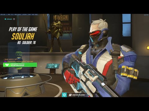 POTG! 59 ELIMS! 28K DMG! KABAJI INSANE SOLDIER 76 OVERWATCH SEASON 31 GAMEPLAY