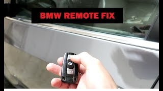 BMW Key Fob Remote Not Working With Comfort Access?  Try This.