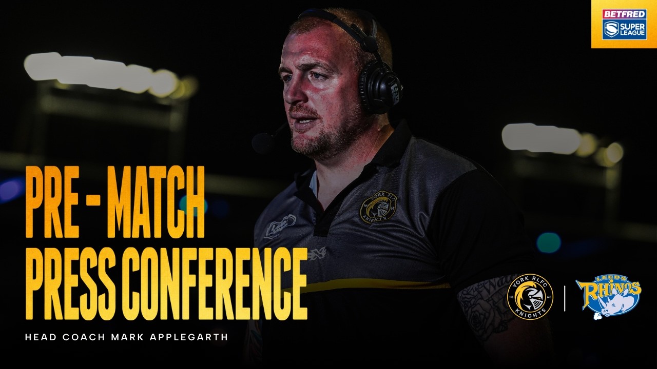 "it Will Be an Absolutely Bouncing Atmosphere" | Pre-match Mark Applegarth | Leeds Rhinos | Rd 24