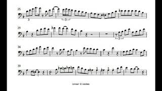 Walkin' - JJ Johnson Trombone Solo Transcription