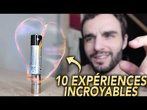 10 expériences incroyables (à refaire) !